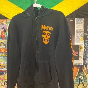 Black Zip Up Sweater